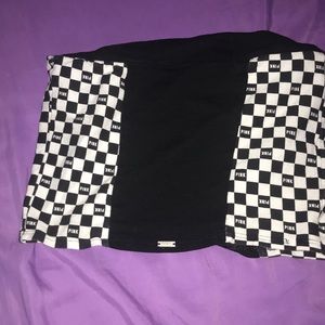 VS PINK checkered tube top